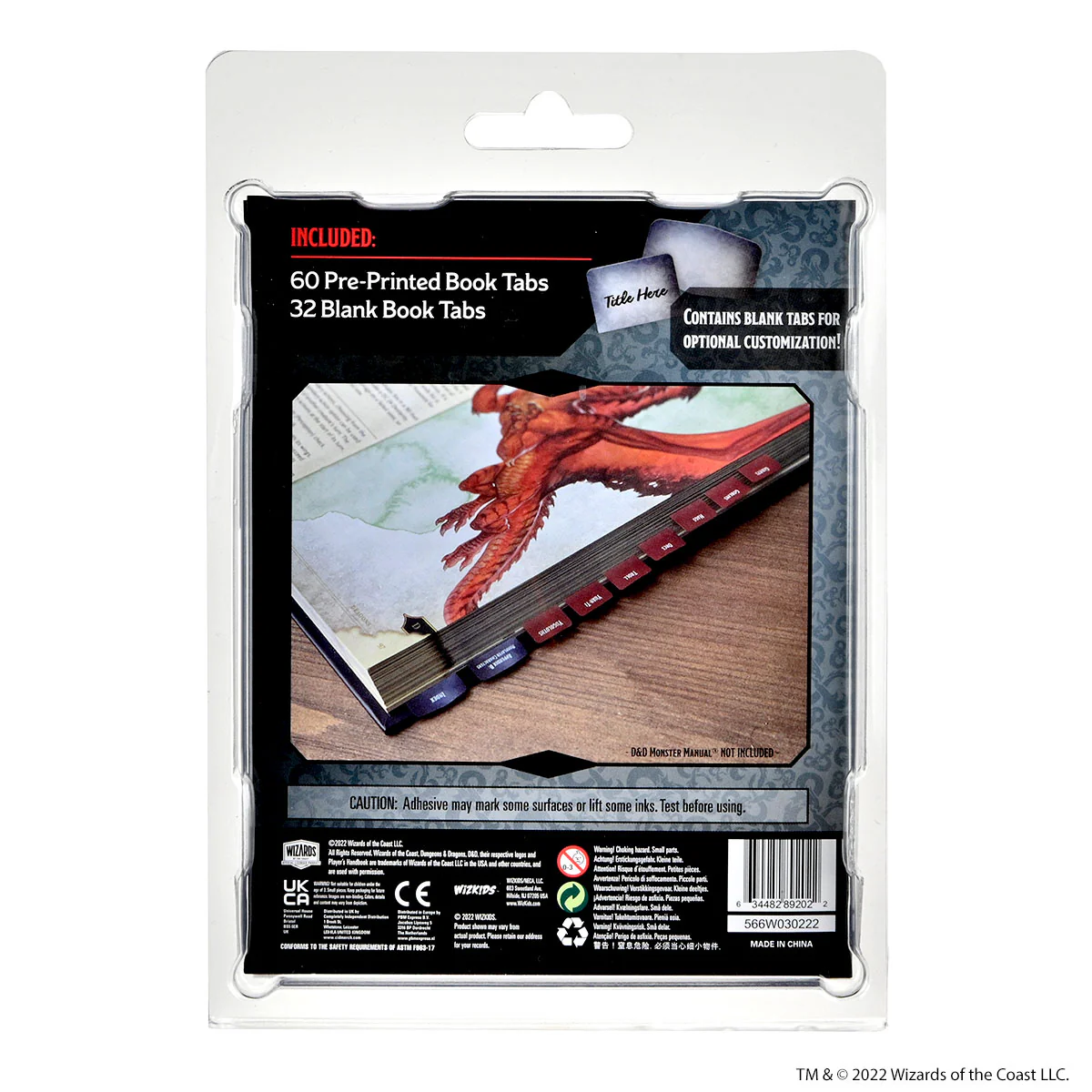 D&D Book Tabs: Monster Manual 3 D&D Book Tabs: Monster Manual