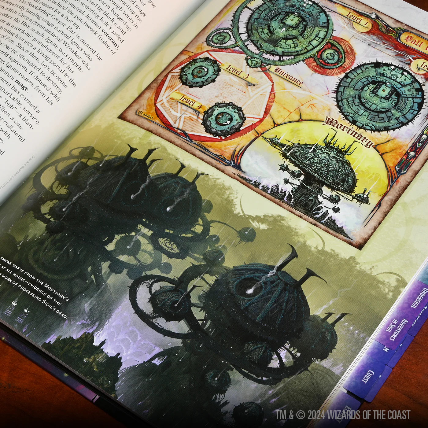 D&D Book Tabs: Planescape: Adventures in the Multiverse 11 D&D Book Tabs: Planescape: Adventures in the Multiverse