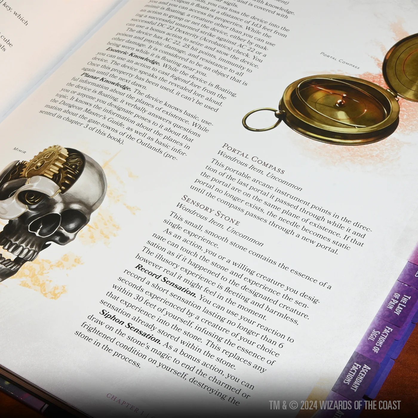 D&D Book Tabs: Planescape: Adventures in the Multiverse 13 D&D Book Tabs: Planescape: Adventures in the Multiverse