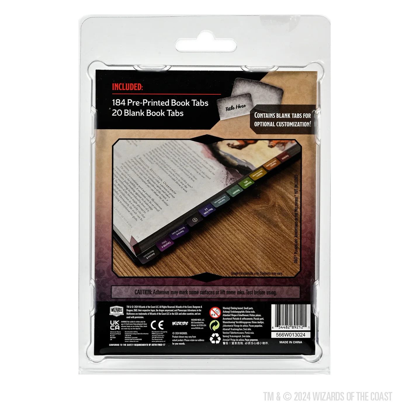 D&D Book Tabs: Planescape: Adventures in the Multiverse