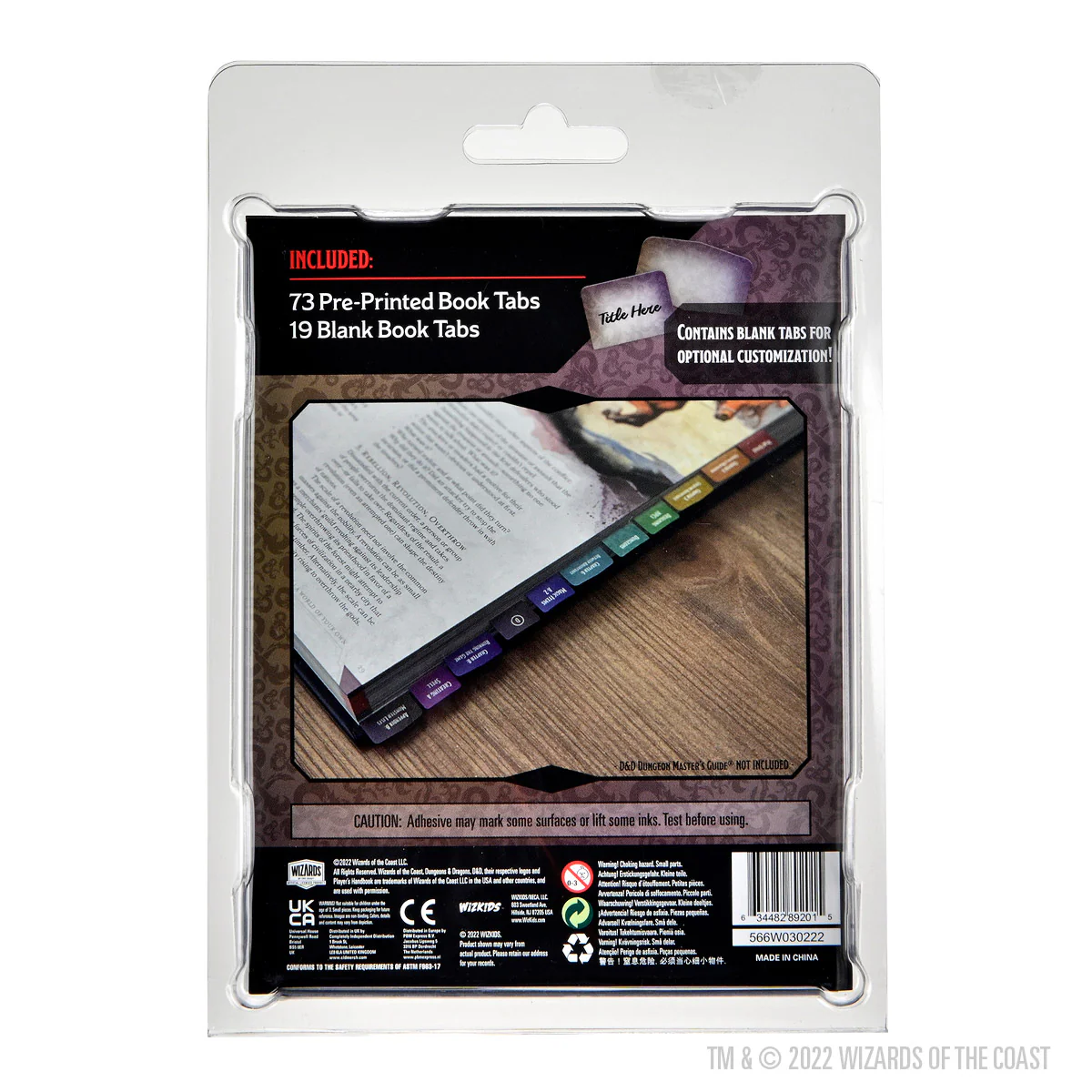 D&D Book Tabs: Player's Handbook