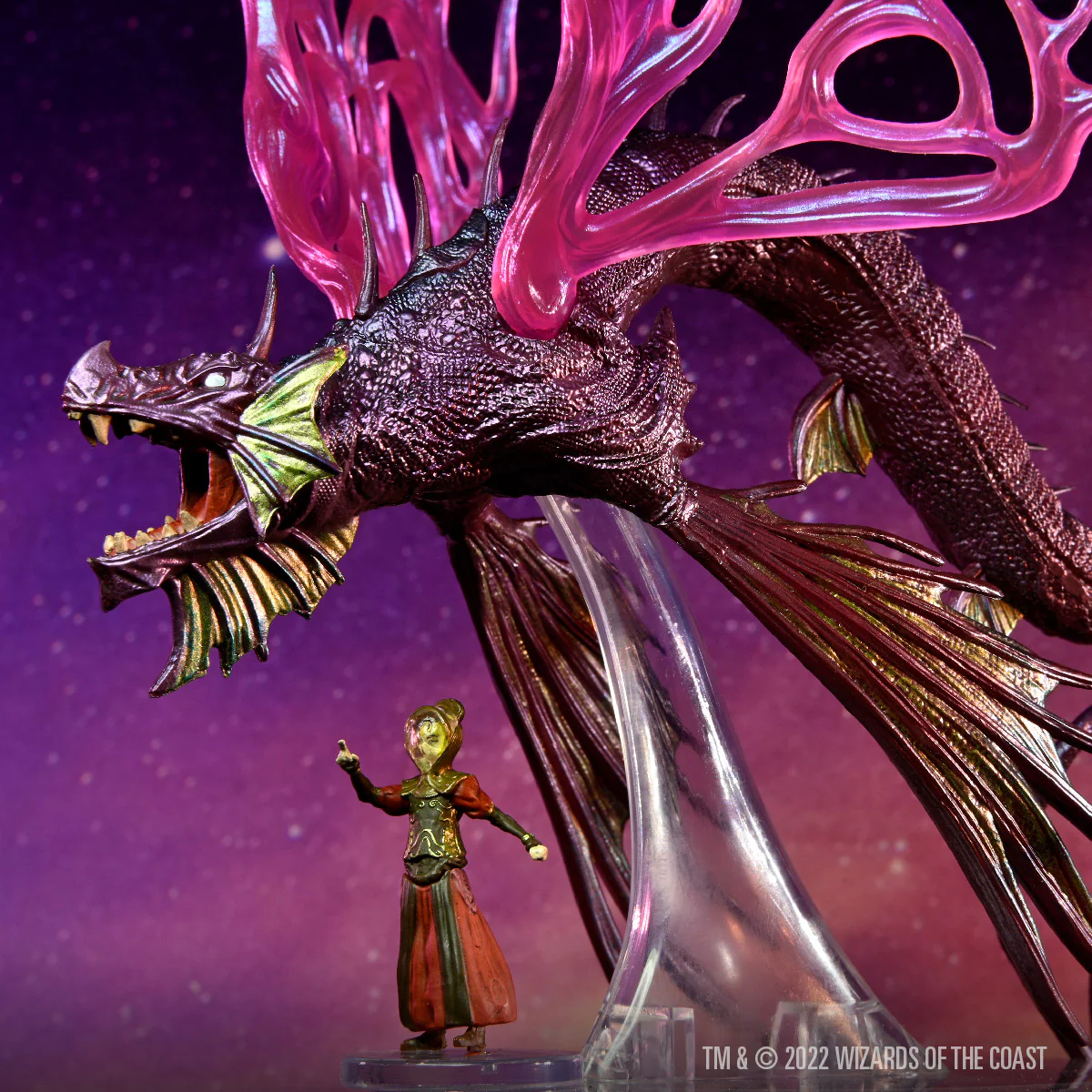 D&D Icons of the Realms: Spelljammer: Adventures in Space - Adult Solar Dragon & Prince Xeleth