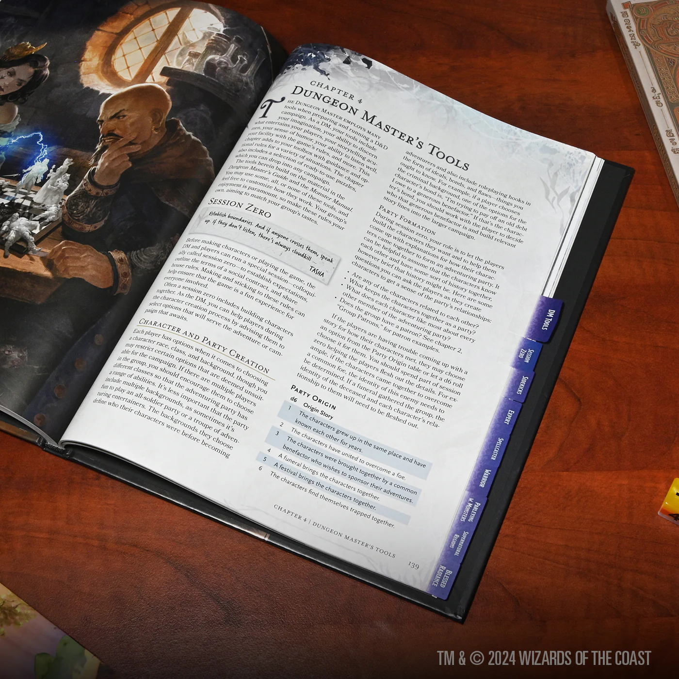 D&D Book Tabs: Tasha's Cauldron of Everything 6 D&D Book Tabs: Tasha's Cauldron of Everything