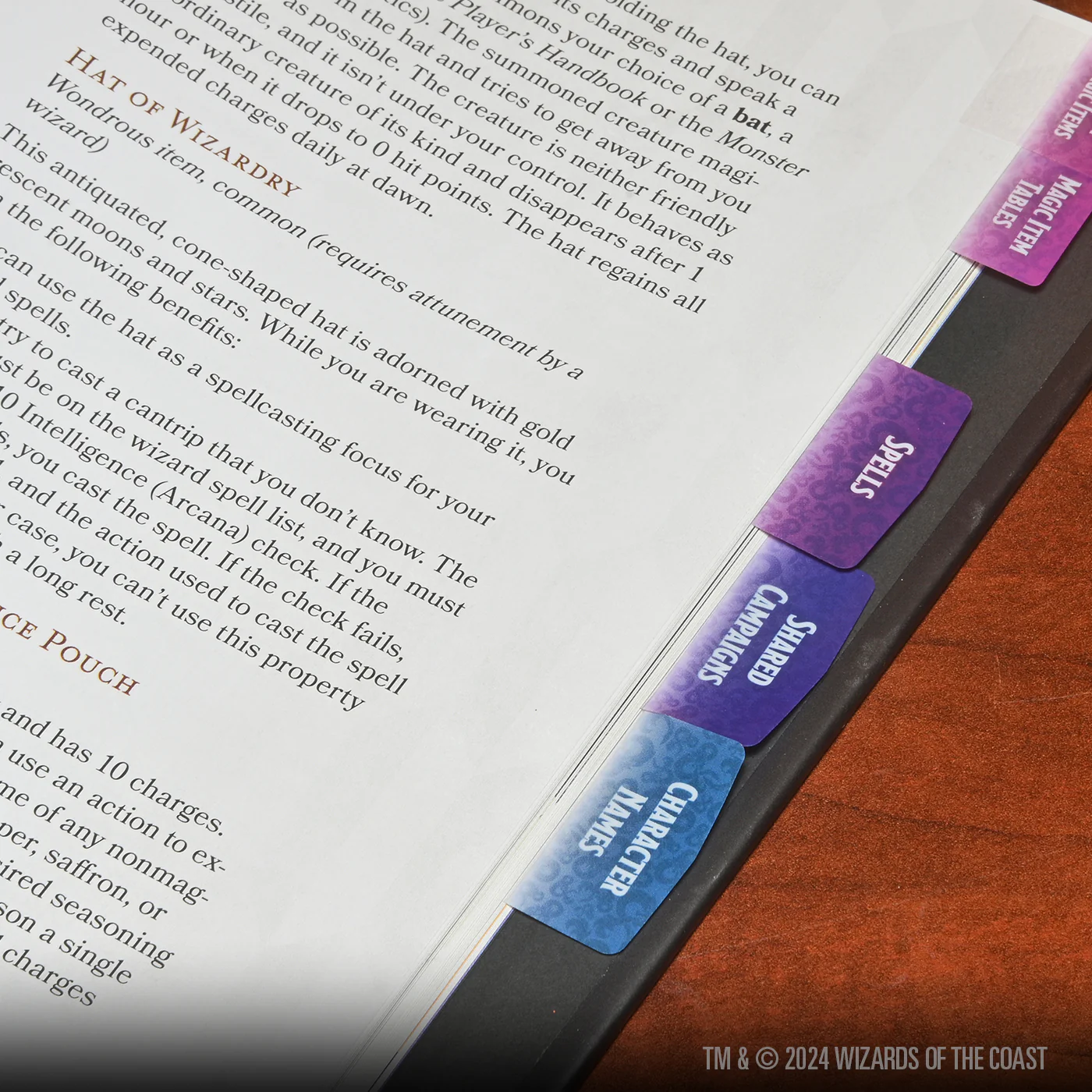 D&D Book Tabs: Xanathar's Guide to Everything 9 D&D Book Tabs: Xanathar's Guide to Everything