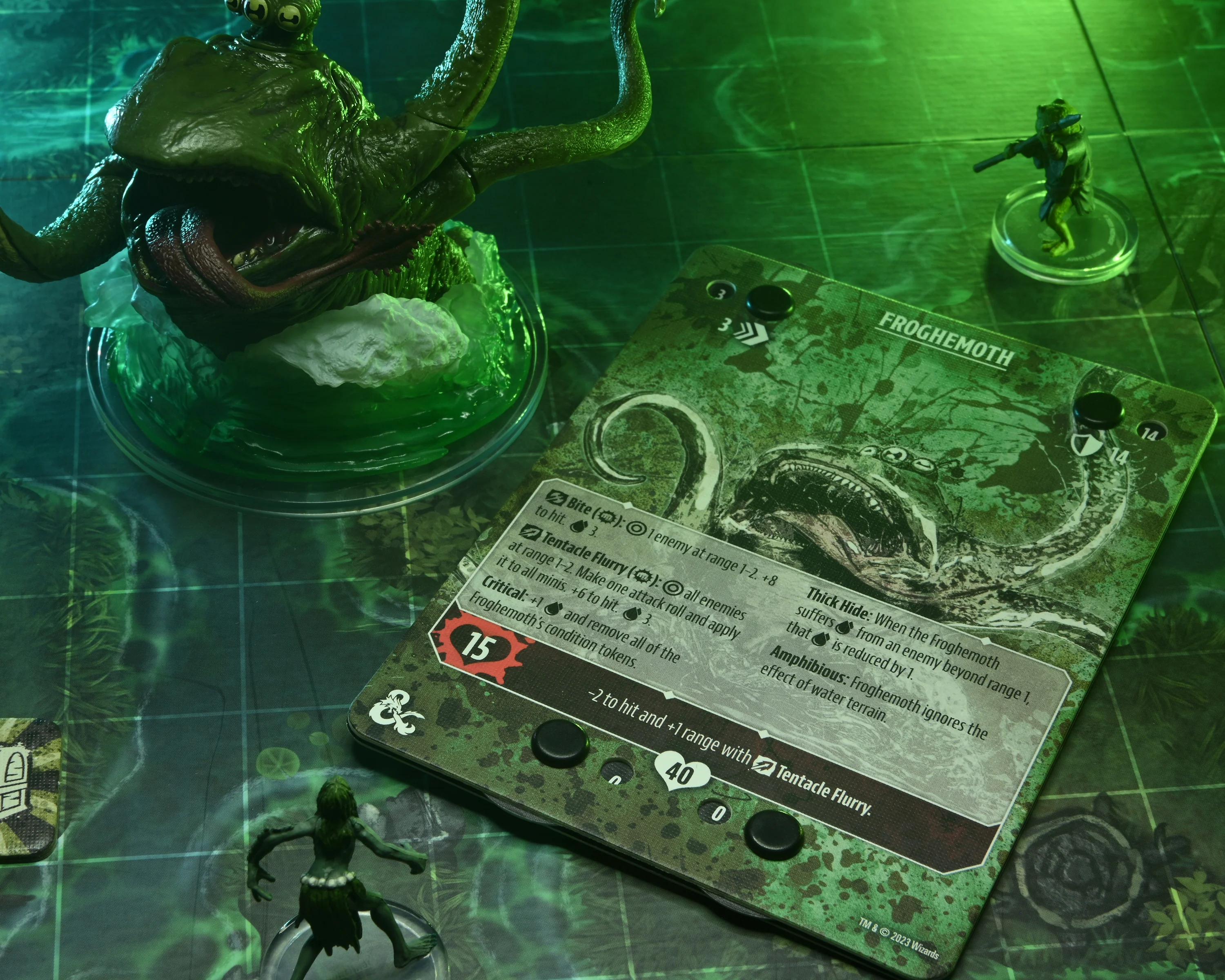 Dungeons & Dragons Onslaught: Nightmare of the Frogmire Coven - Maps & Monsters Expansion 16 Dungeons & Dragons Onslaught: Nightmare of the Frogmire Coven - Maps & Monsters Expansion