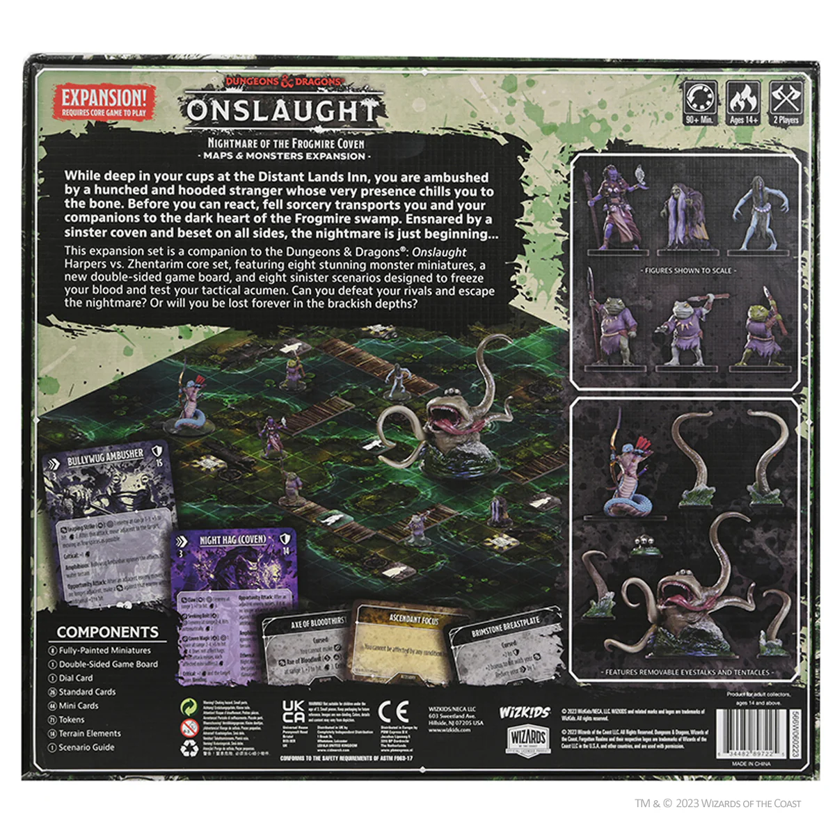 Dungeons & Dragons Onslaught: Nightmare of the Frogmire Coven - Maps & Monsters Expansion