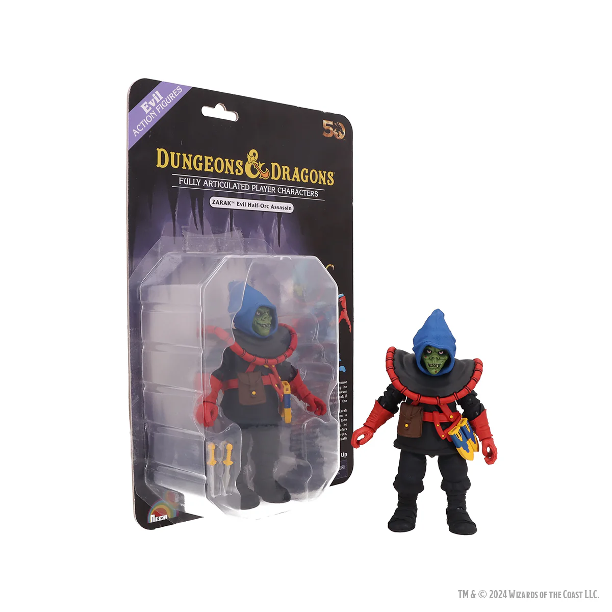 Dungeons & Dragons 7” Scale Action Figure – Limited 50th Anniversary Edition Zarak Figure (NECA)