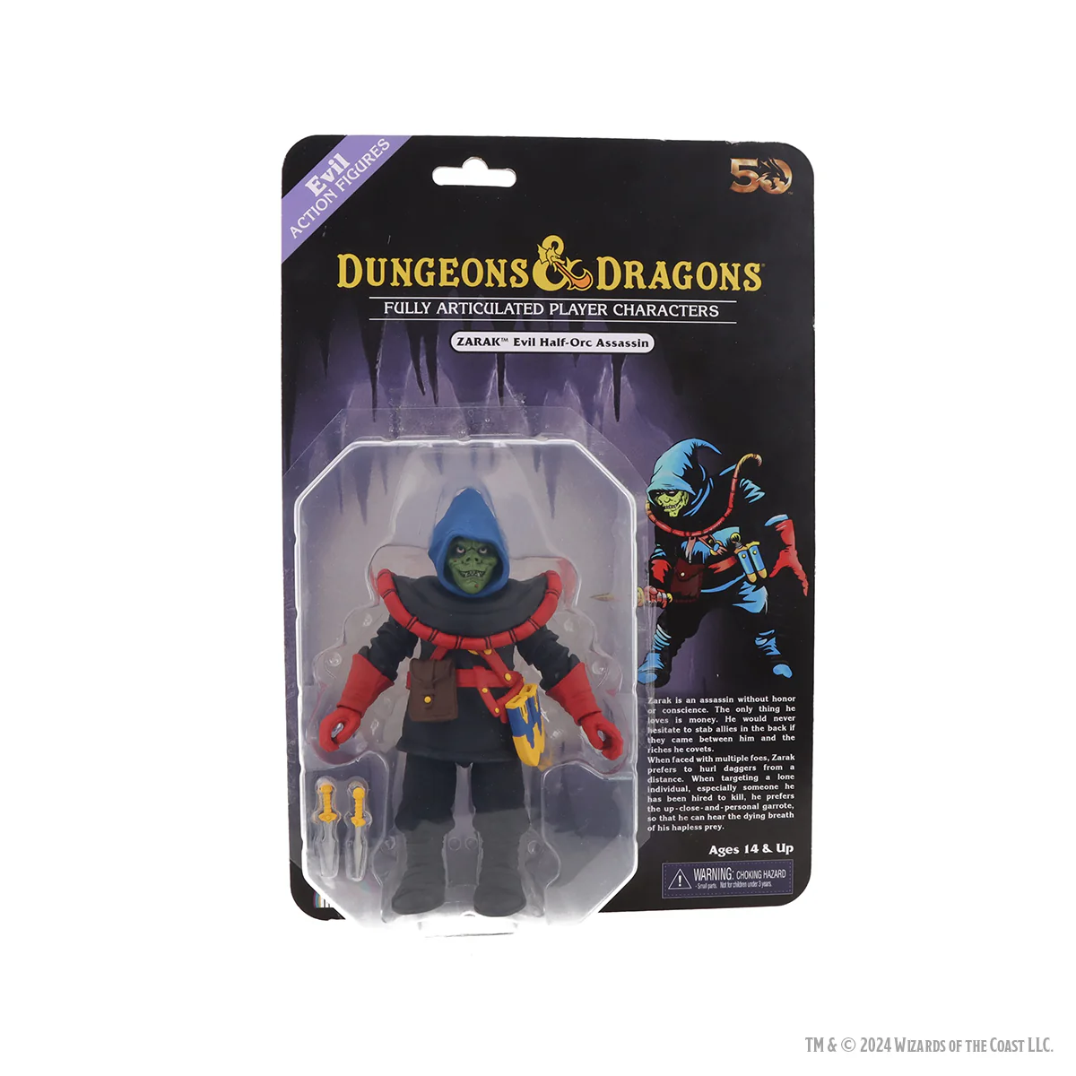 Dungeons & Dragons 7” Scale Action Figure – Limited 50th Anniversary Edition Zarak Figure (NECA)