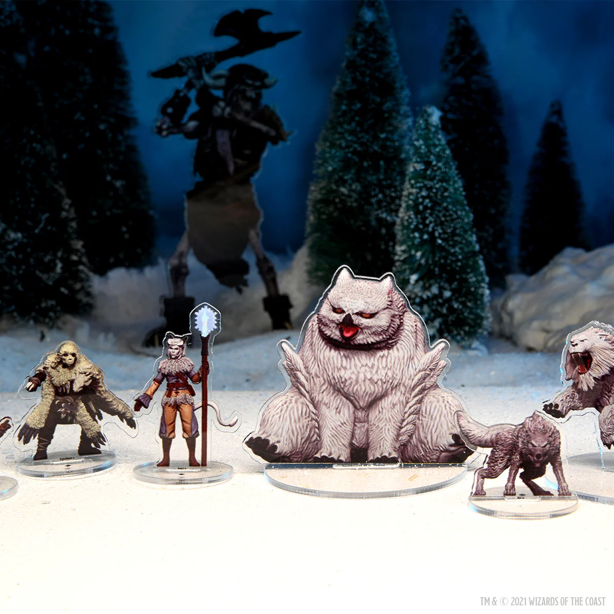 D&D Idols of the Realms: Icewind Dale Rime of the Frostmaiden - Frost Giant Skeleton - 2D Set 6 D&D Idols of the Realms: Icewind Dale Rime of the Frostmaiden - Frost Giant Skeleton - 2D Set