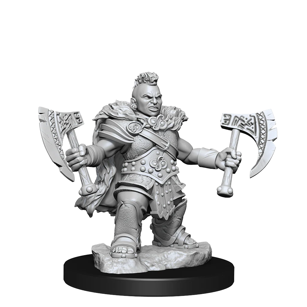 D&D Frameworks: Dwarf Barbarian Female - Unpainted and Unassembled 4 D&D Frameworks: Dwarf Barbarian Female - Unpainted and Unassembled
