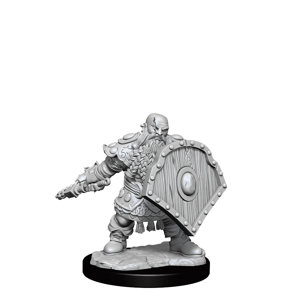 D&D Frameworks: Dwarf Fighter Male - Unpainted and Unassembled 5 D&D Frameworks: Dwarf Fighter Male - Unpainted and Unassembled
