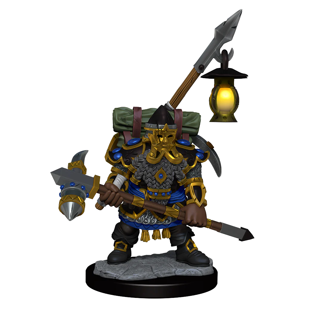 D&D Frameworks: Dwarf Fighter Male - Unpainted and Unassembled 6 D&D Frameworks: Dwarf Fighter Male - Unpainted and Unassembled