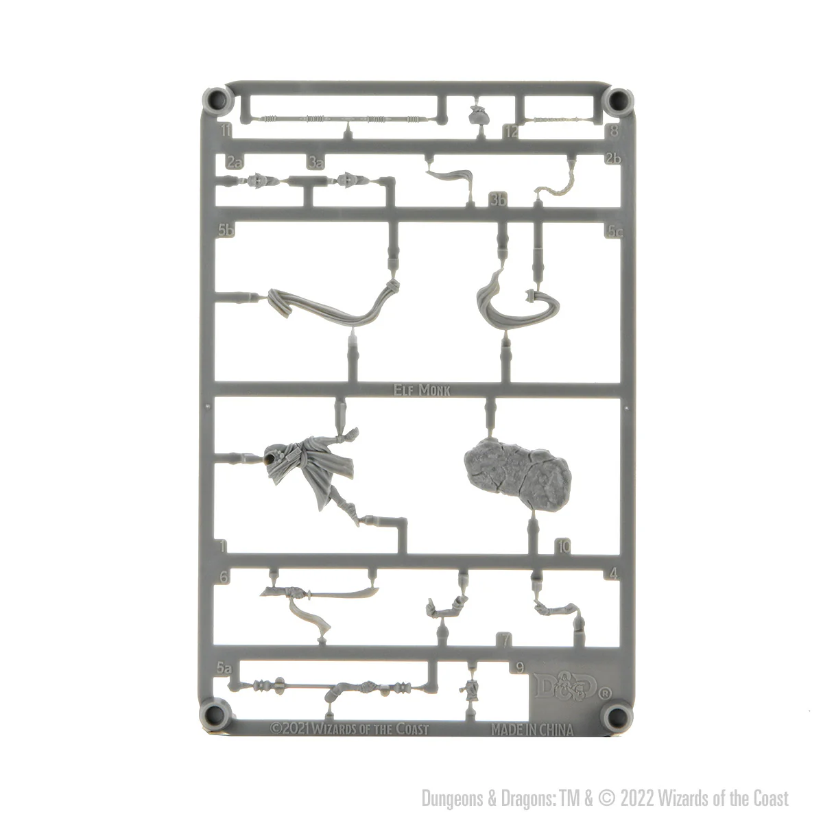 D&D Frameworks: Elf Monk Male - Unpainted and Unassembled 3 D&D Frameworks: Elf Monk Male - Unpainted and Unassembled