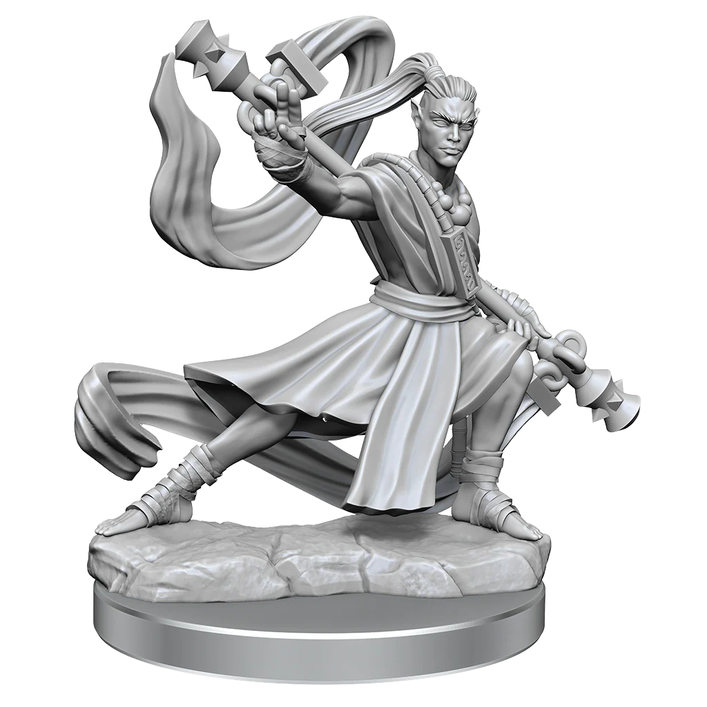D&D Frameworks: Elf Monk Male - Unpainted and Unassembled 4 D&D Frameworks: Elf Monk Male - Unpainted and Unassembled