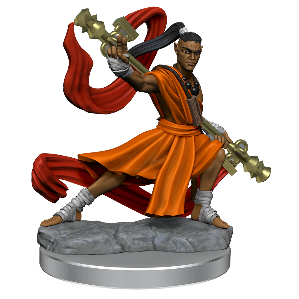 D&D Frameworks: Elf Monk Male - Unpainted and Unassembled 5 D&D Frameworks: Elf Monk Male - Unpainted and Unassembled