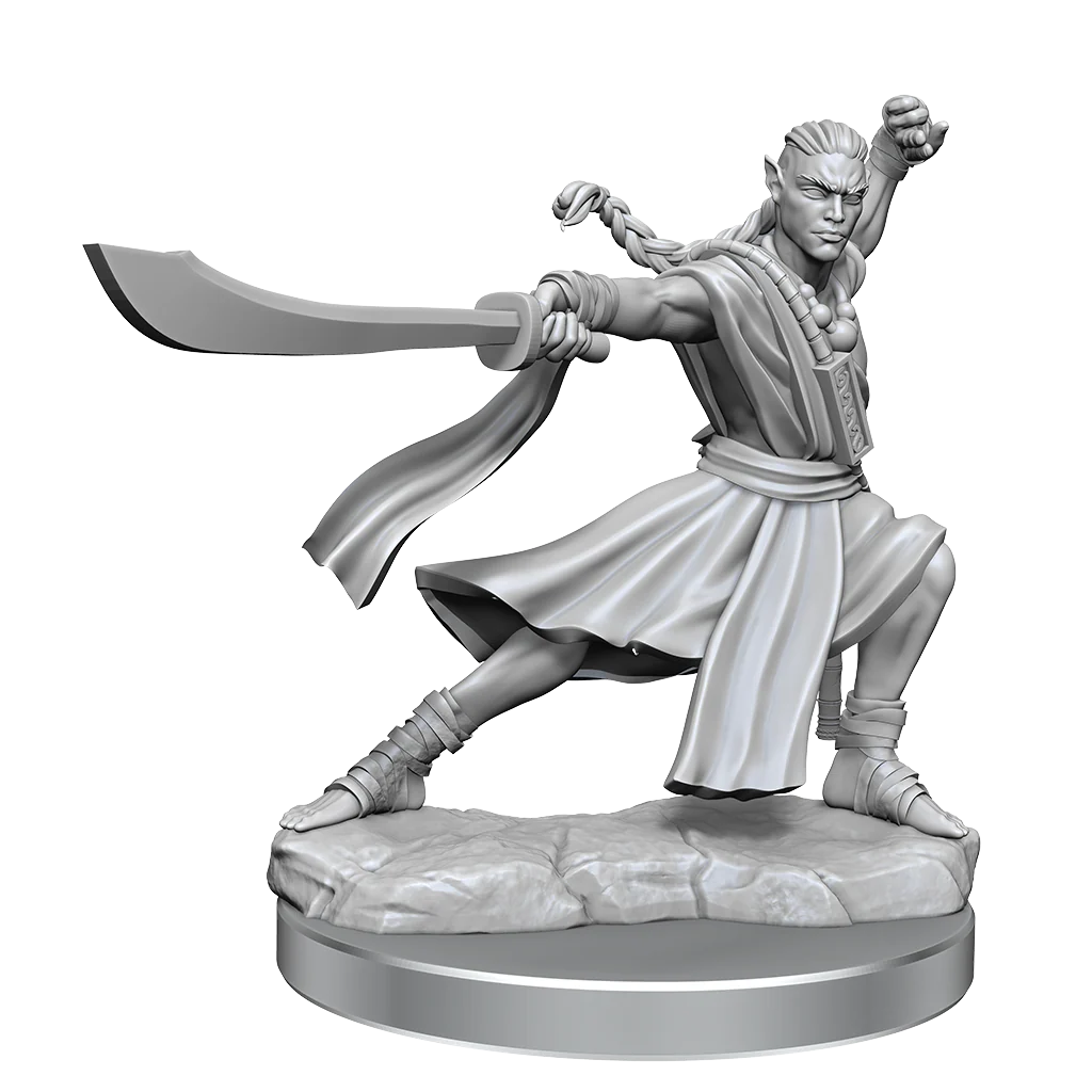 D&D Frameworks: Elf Monk Male - Unpainted and Unassembled 6 D&D Frameworks: Elf Monk Male - Unpainted and Unassembled