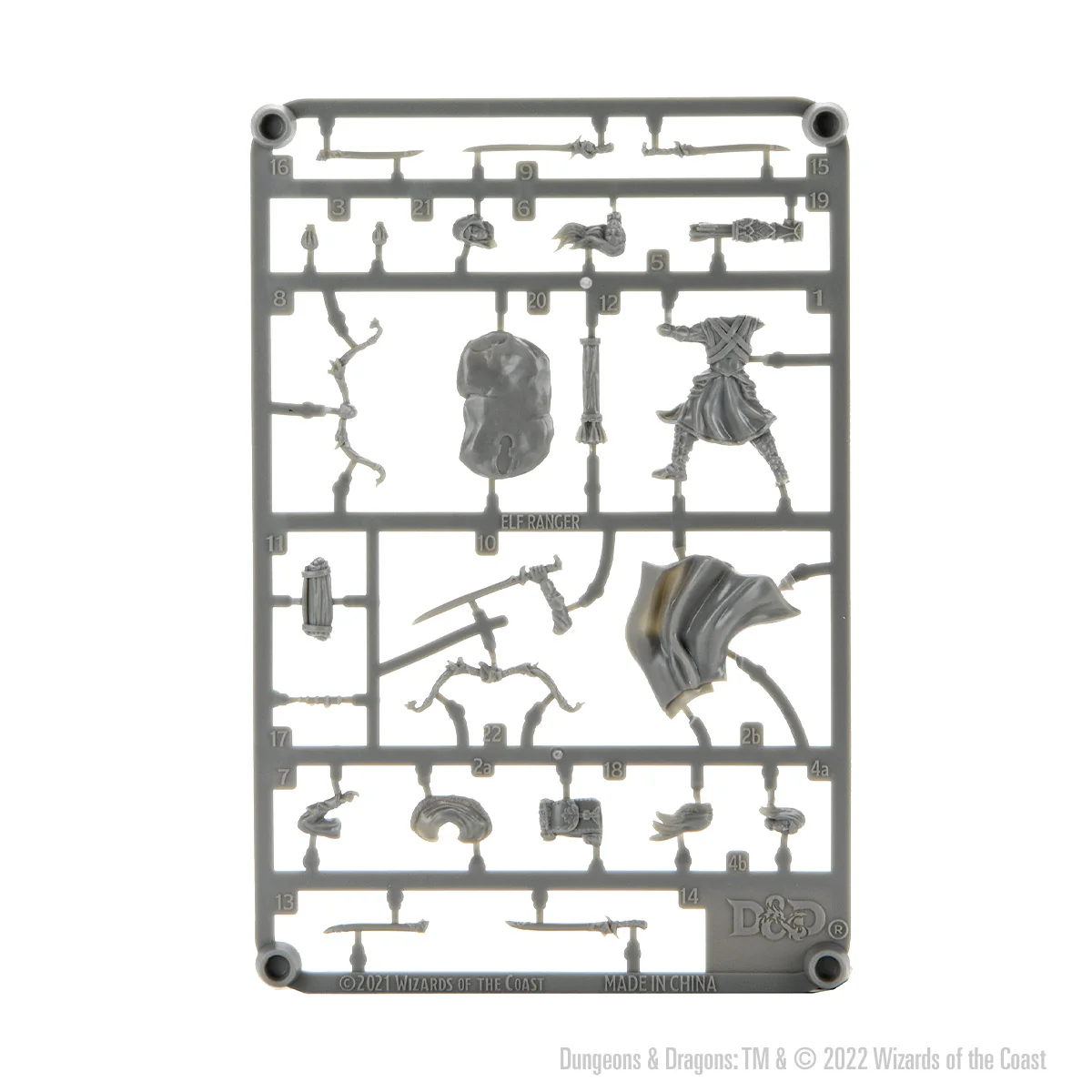 D&D Frameworks: Elf Ranger Male - Unpainted and Unassembled 3 D&D Frameworks: Elf Ranger Male - Unpainted and Unassembled