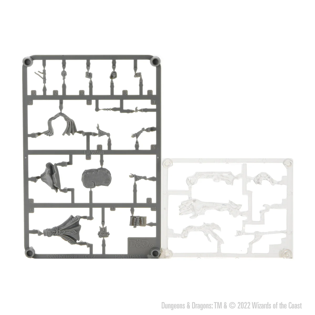 D&D Frameworks: Elf Wizard Female - Unpainted and Unassembled 3 D&D Frameworks: Elf Wizard Female - Unpainted and Unassembled