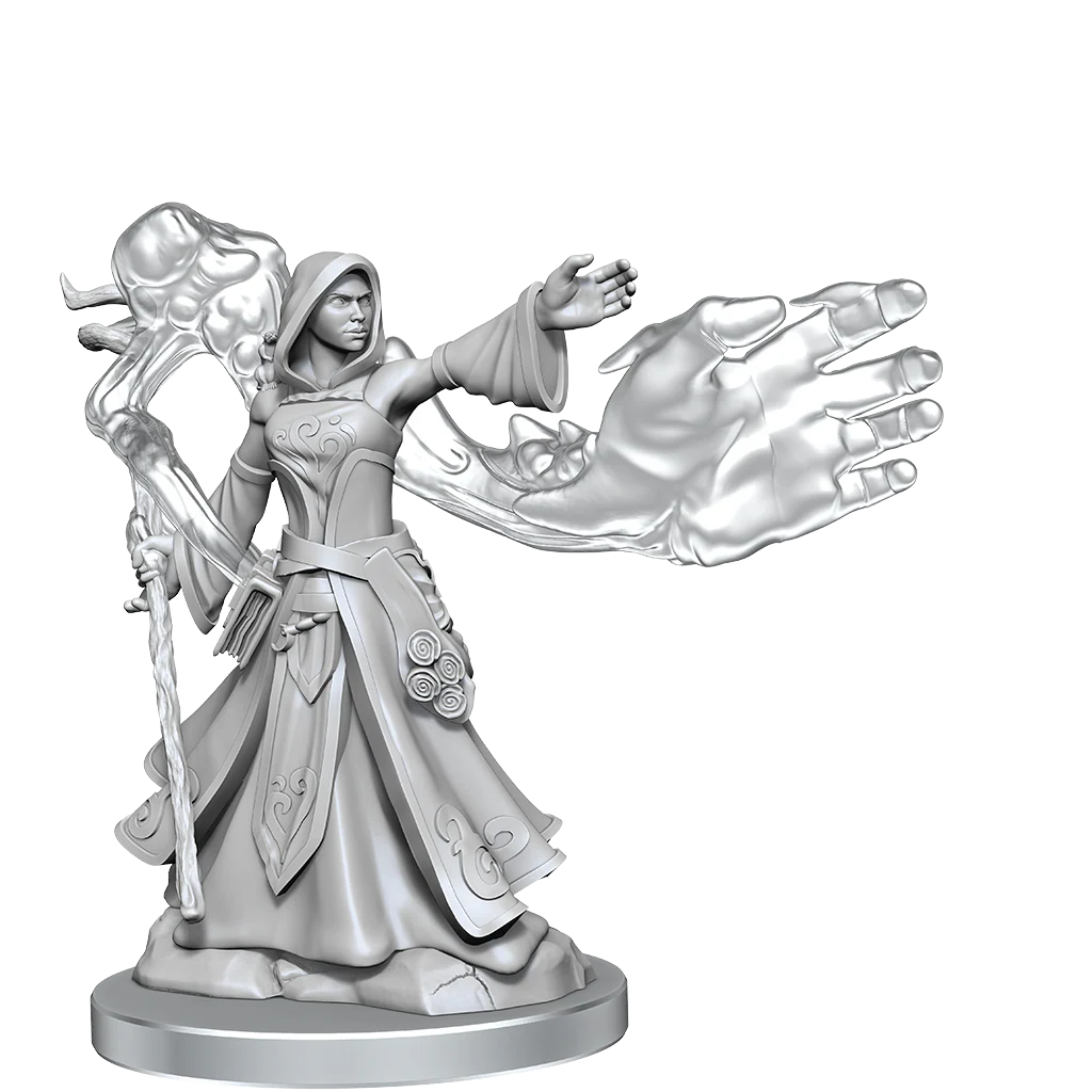 D&D Frameworks: Elf Wizard Female - Unpainted and Unassembled 5 D&D Frameworks: Elf Wizard Female - Unpainted and Unassembled