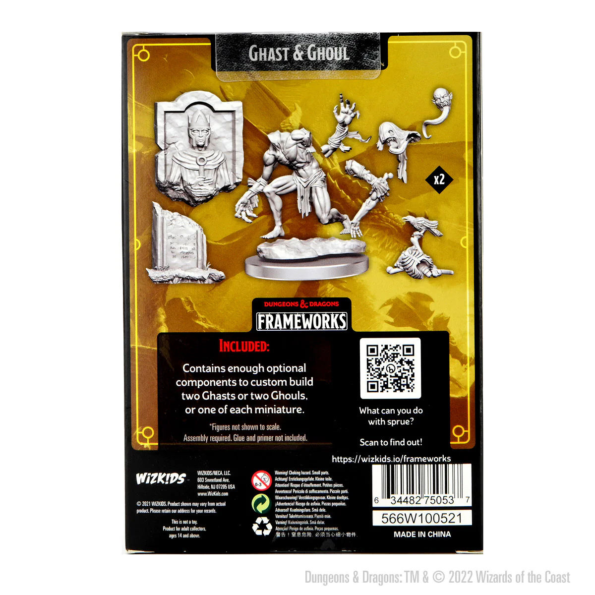 D&D Frameworks: Ghast & Ghoul - Unpainted and Unassembled