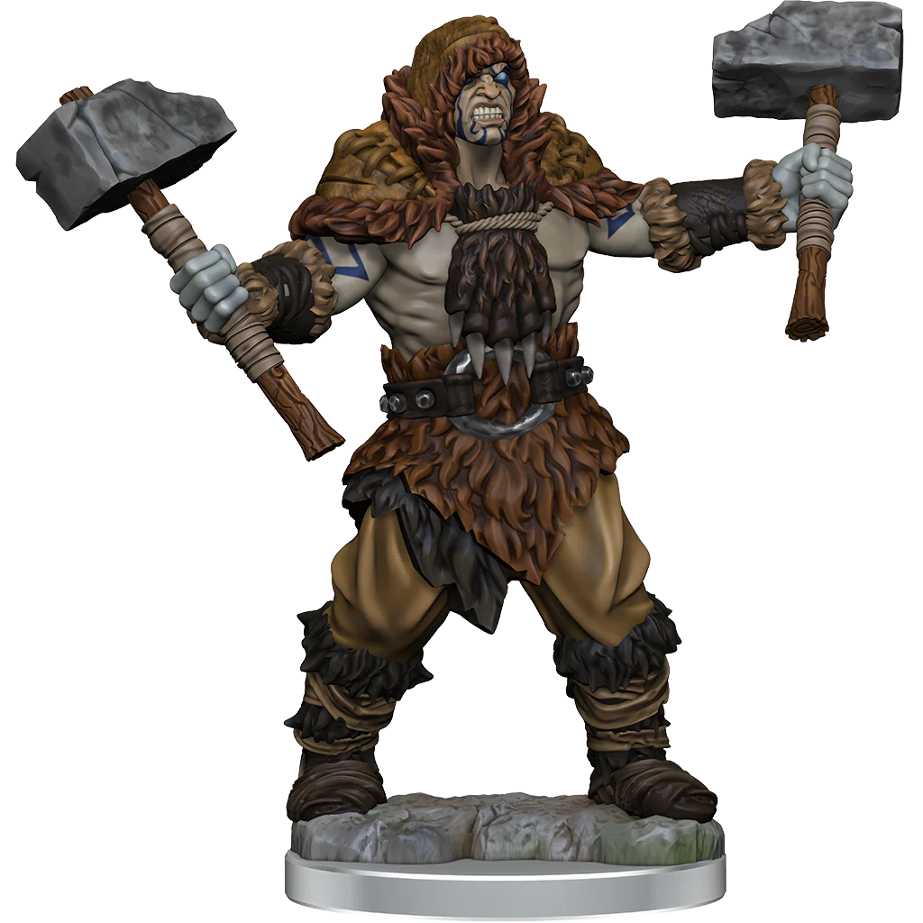 D&D Frameworks: Goliath Barbarian Male - Unpainted and Unassembled
