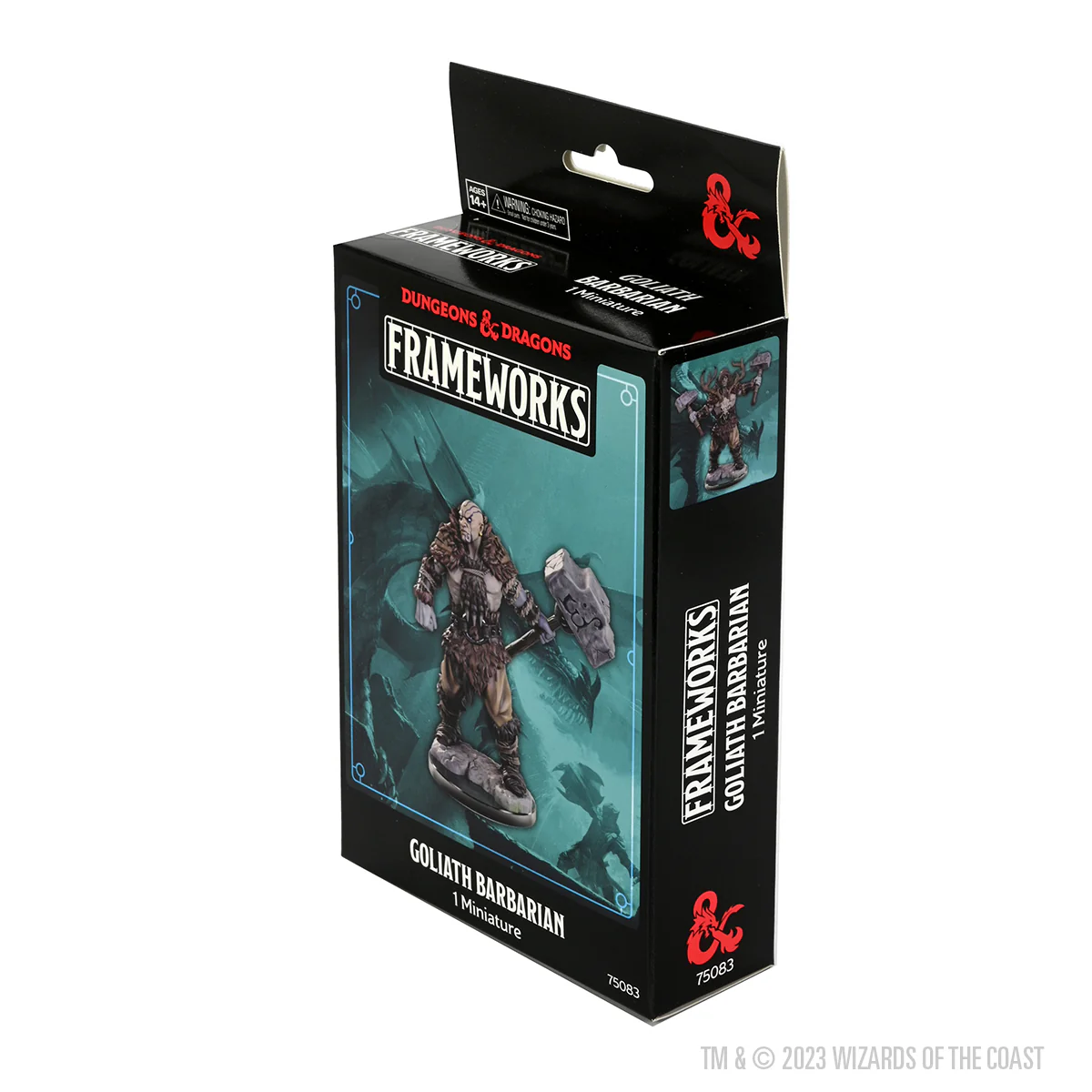 D&D Frameworks: Goliath Barbarian Male - Unpainted and Unassembled