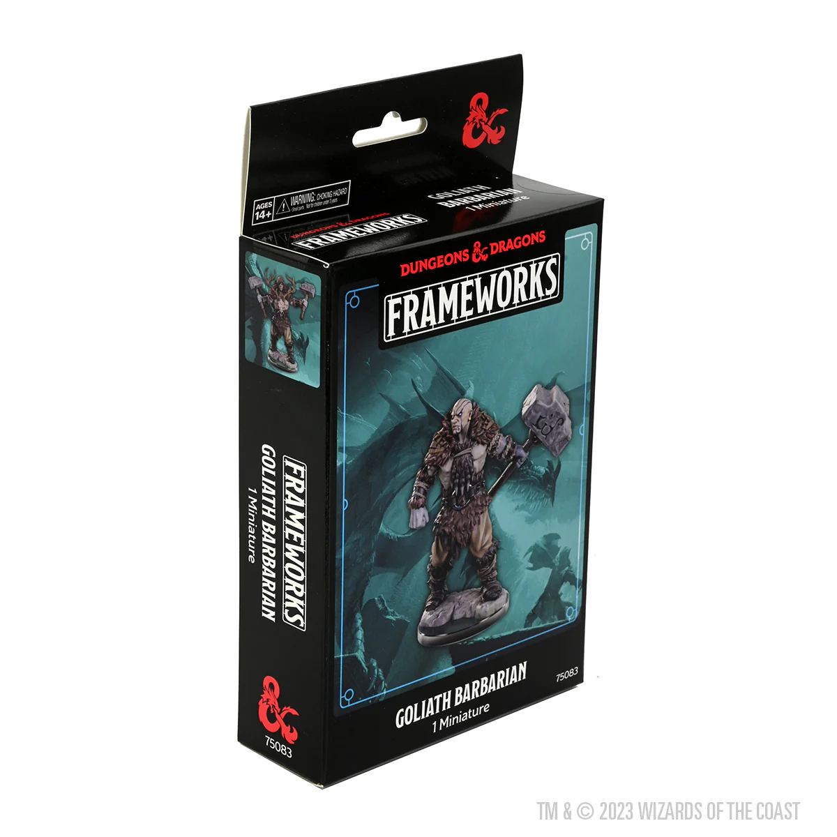 D&D Frameworks: Goliath Barbarian Male - Unpainted and Unassembled