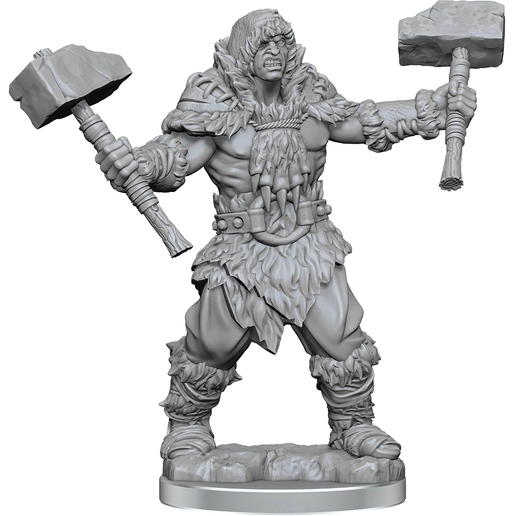 D&D Frameworks: Goliath Barbarian Male - Unpainted and Unassembled
