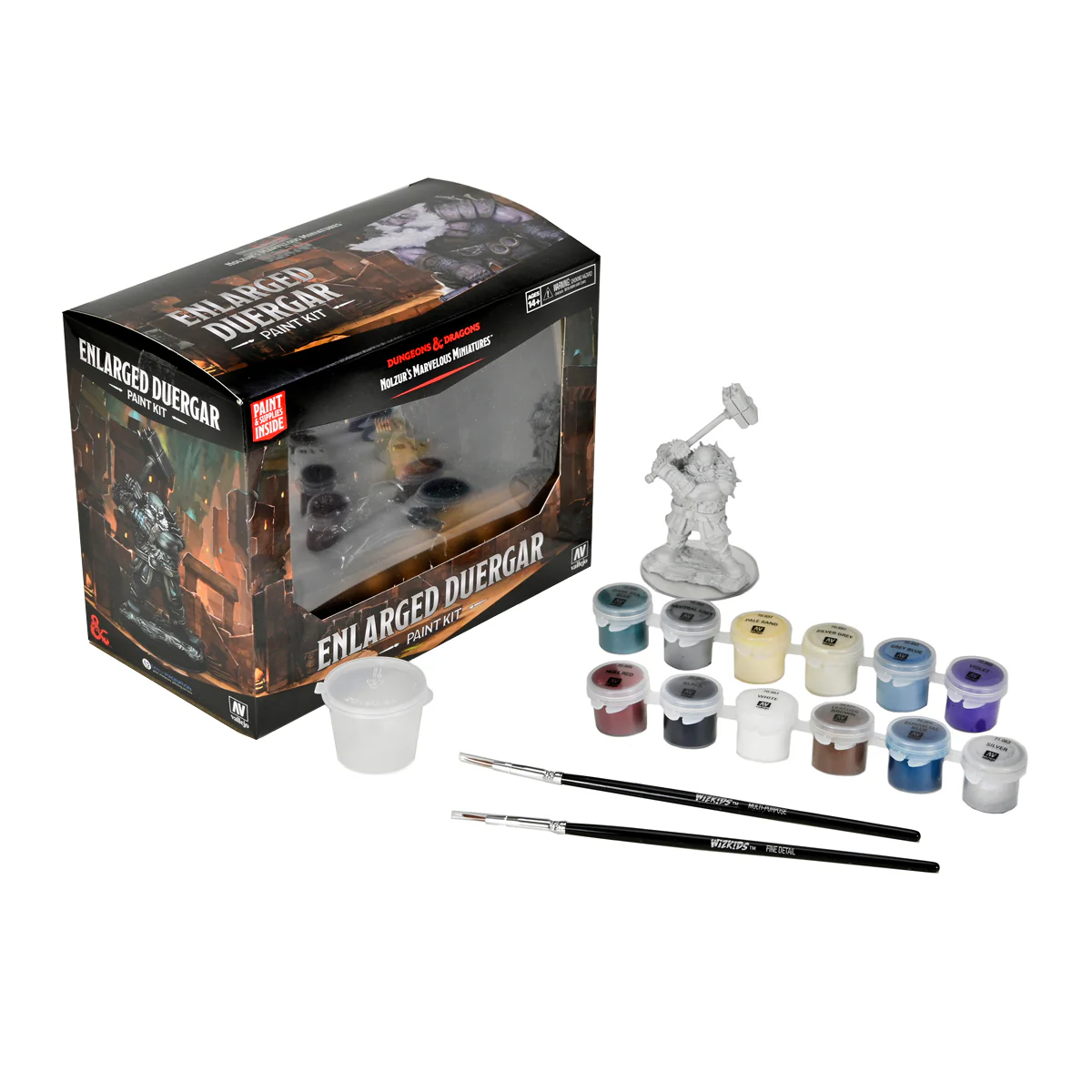 (DING & DENT) Dungeons & Dragons Nolzur's Marvelous Miniatures: Paint Kit - Enlarged Duergar