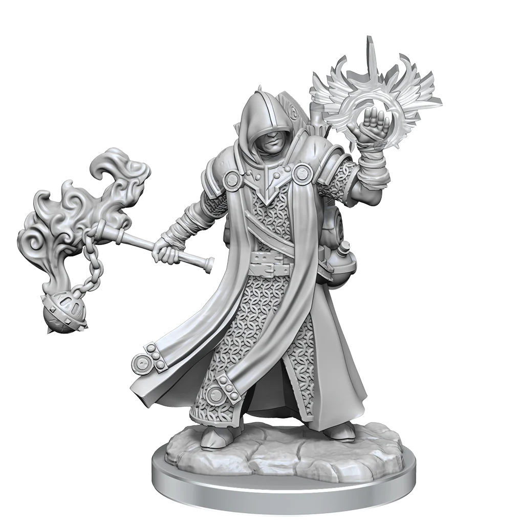 D&D Frameworks: Human Cleric Male - Unpainted and Unassembled 4 D&D Frameworks: Human Cleric Male - Unpainted and Unassembled