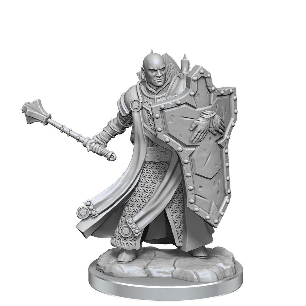 D&D Frameworks: Human Cleric Male - Unpainted and Unassembled 5 D&D Frameworks: Human Cleric Male - Unpainted and Unassembled