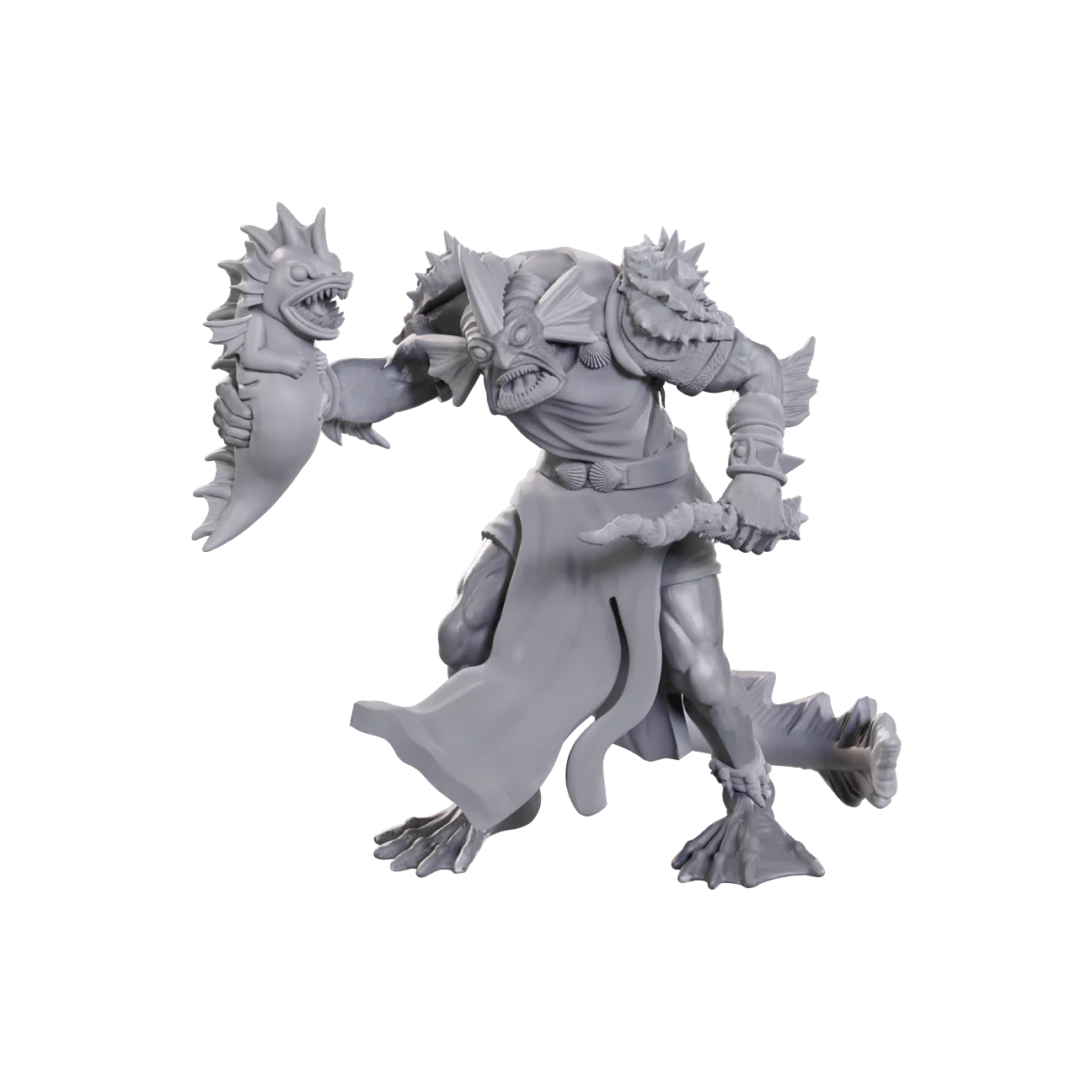 D&D Nolzur's Marvelous Miniatures: Sahuagin Priestess 3 D&D Nolzur's Marvelous Miniatures: Sahuagin Priestess