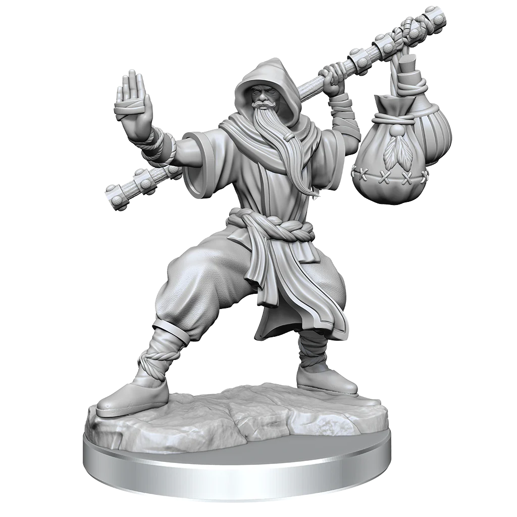 D&D Frameworks: Human Monk Male - Unpainted and Unassembled 4 D&D Frameworks: Human Monk Male - Unpainted and Unassembled