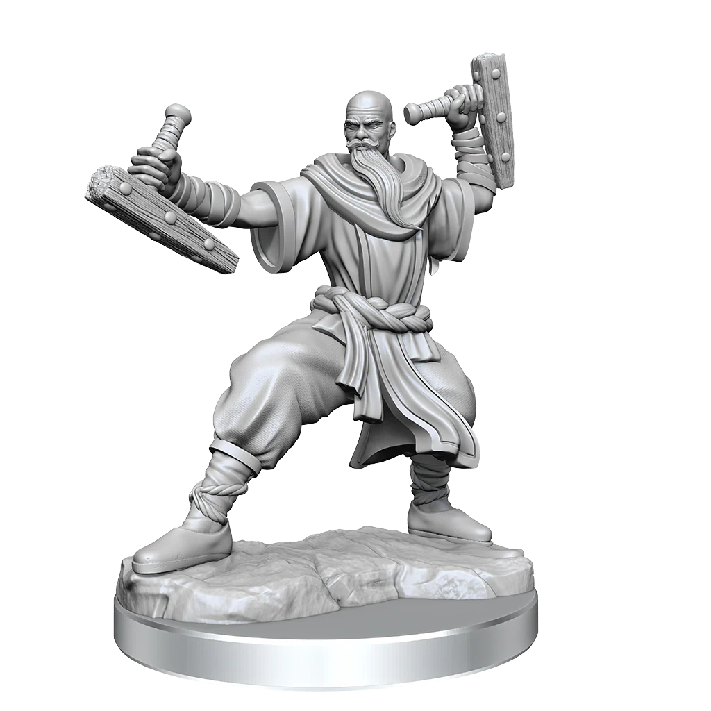 D&D Frameworks: Human Monk Male - Unpainted and Unassembled 5 D&D Frameworks: Human Monk Male - Unpainted and Unassembled