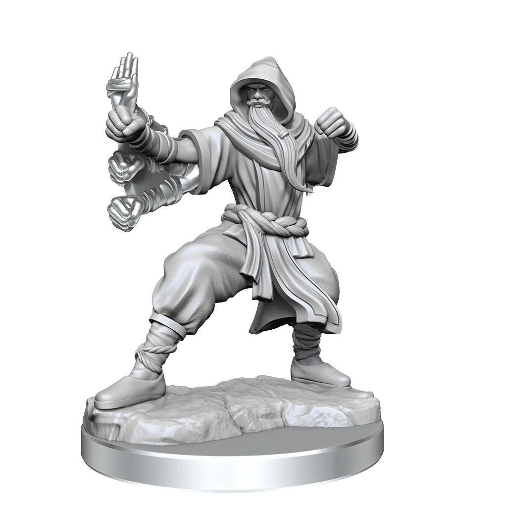 D&D Frameworks: Human Monk Male - Unpainted and Unassembled 6 D&D Frameworks: Human Monk Male - Unpainted and Unassembled