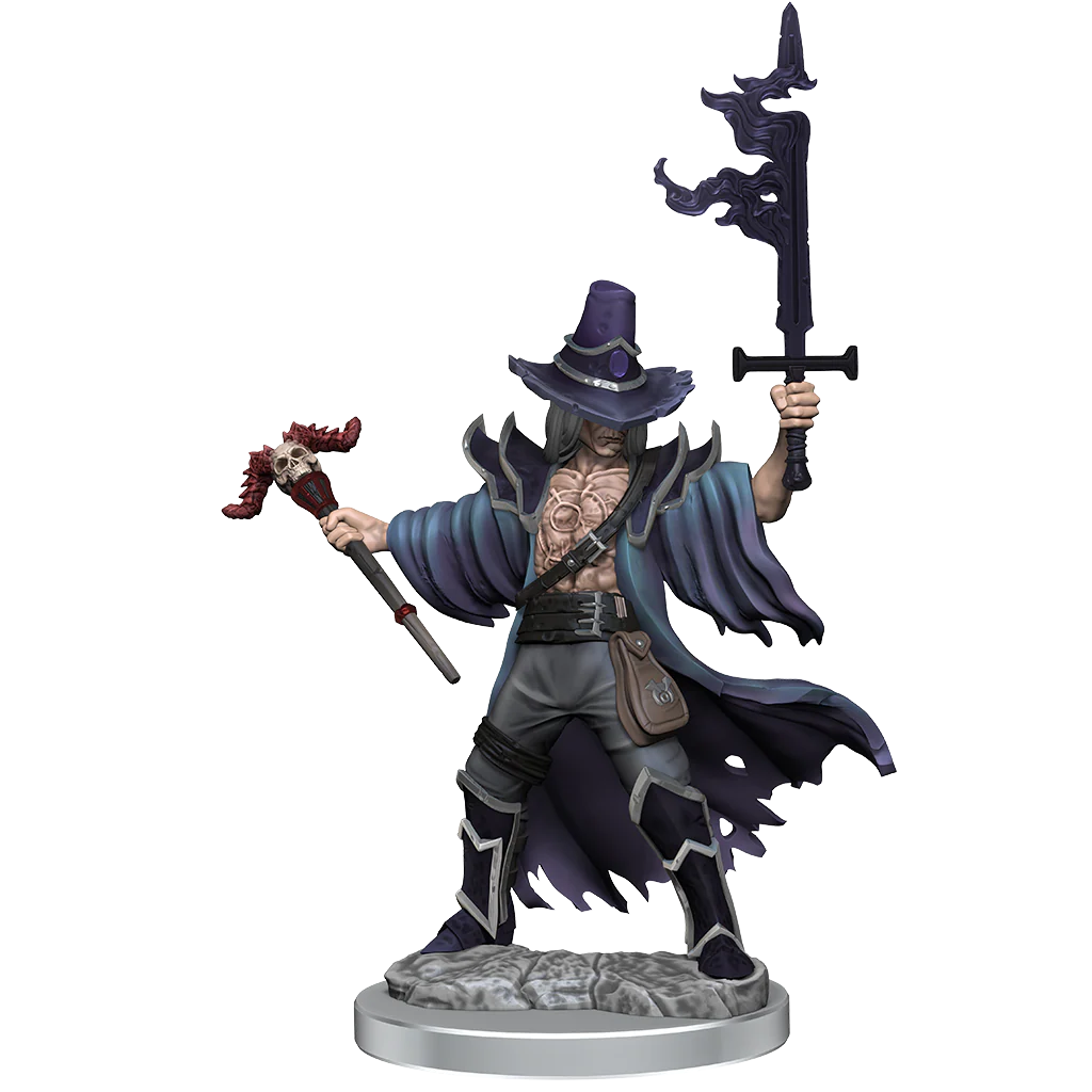 D&D Frameworks: Human Warlock Male - Unpainted and Unassembled 5 D&D Frameworks: Human Warlock Male - Unpainted and Unassembled