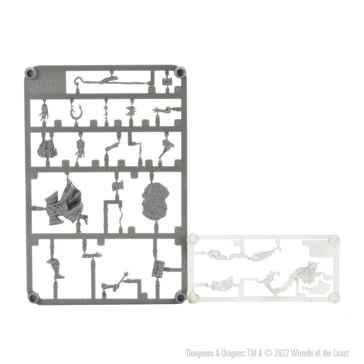 D&D Frameworks: Human Wizard Male - Unpainted and Unassembled 3 D&D Frameworks: Human Wizard Male - Unpainted and Unassembled