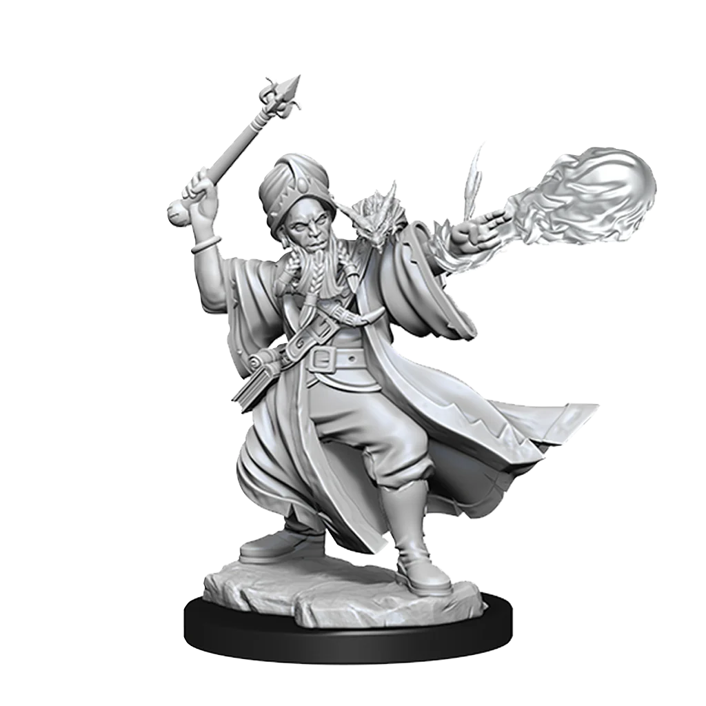 D&D Frameworks: Human Wizard Male - Unpainted and Unassembled 5 D&D Frameworks: Human Wizard Male - Unpainted and Unassembled