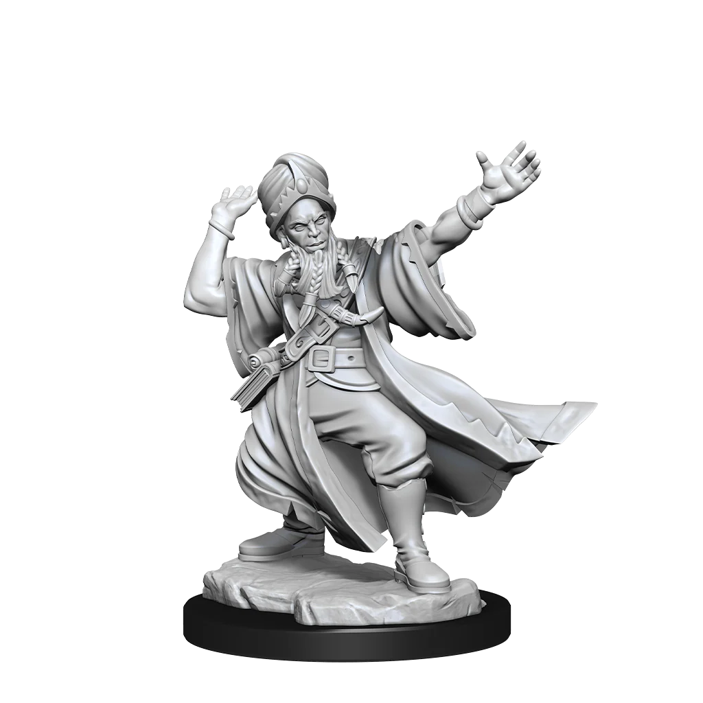 D&D Frameworks: Human Wizard Male - Unpainted and Unassembled 6 D&D Frameworks: Human Wizard Male - Unpainted and Unassembled