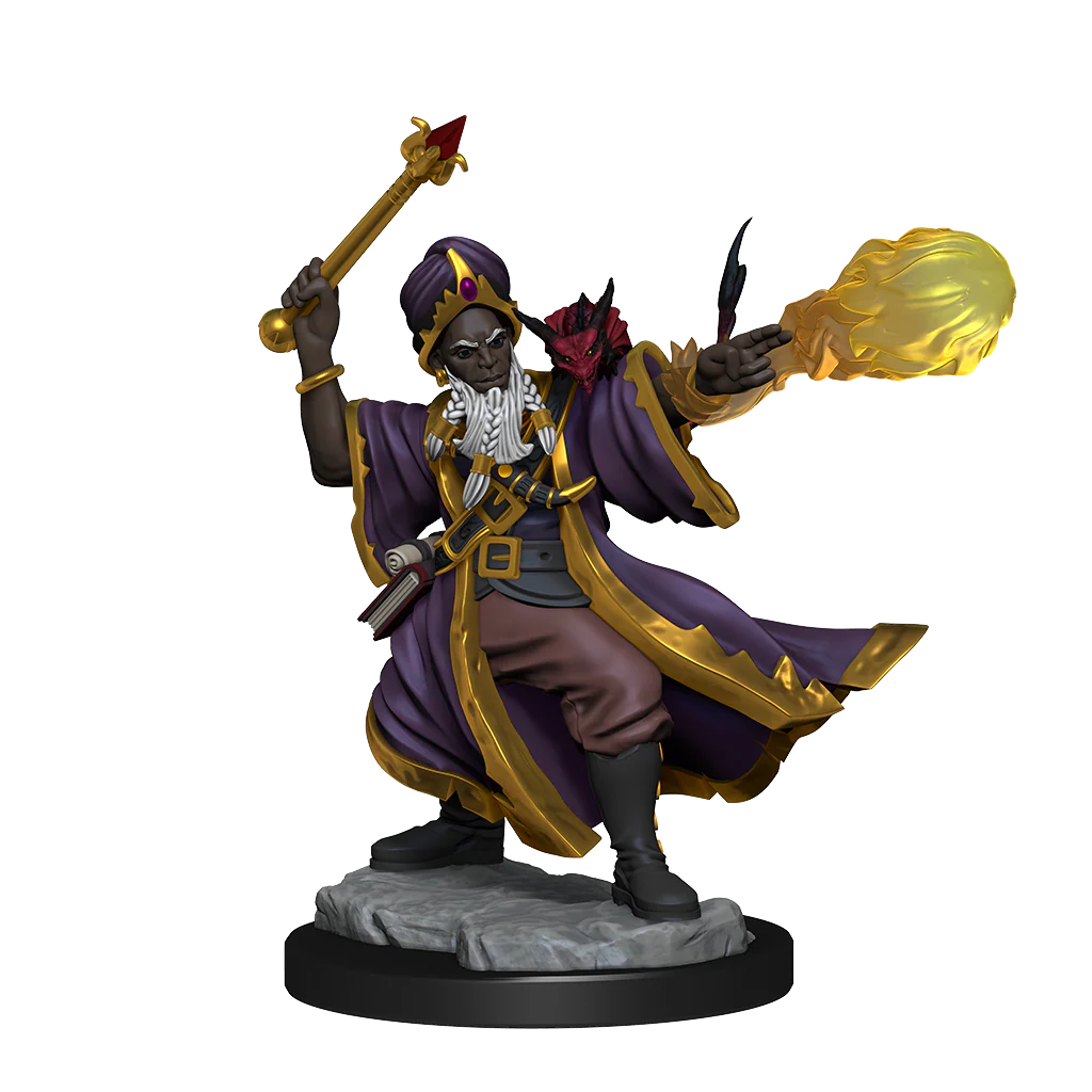 D&D Frameworks: Human Wizard Male - Unpainted and Unassembled 8 D&D Frameworks: Human Wizard Male - Unpainted and Unassembled