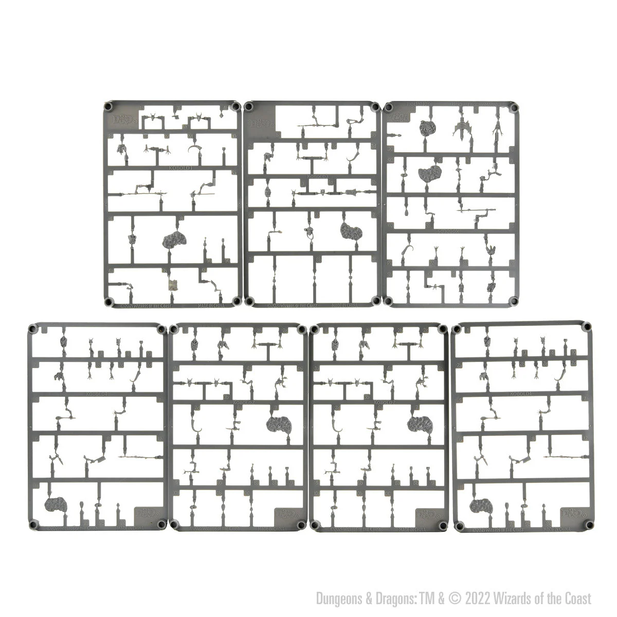 D&D Frameworks: Kobolds - Unpainted and Unassembled 3 D&D Frameworks: Kobolds - Unpainted and Unassembled