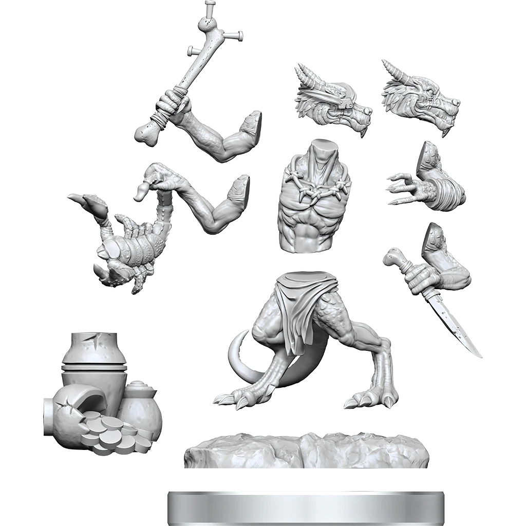D&D Frameworks: Kobolds - Unpainted and Unassembled 5 D&D Frameworks: Kobolds - Unpainted and Unassembled