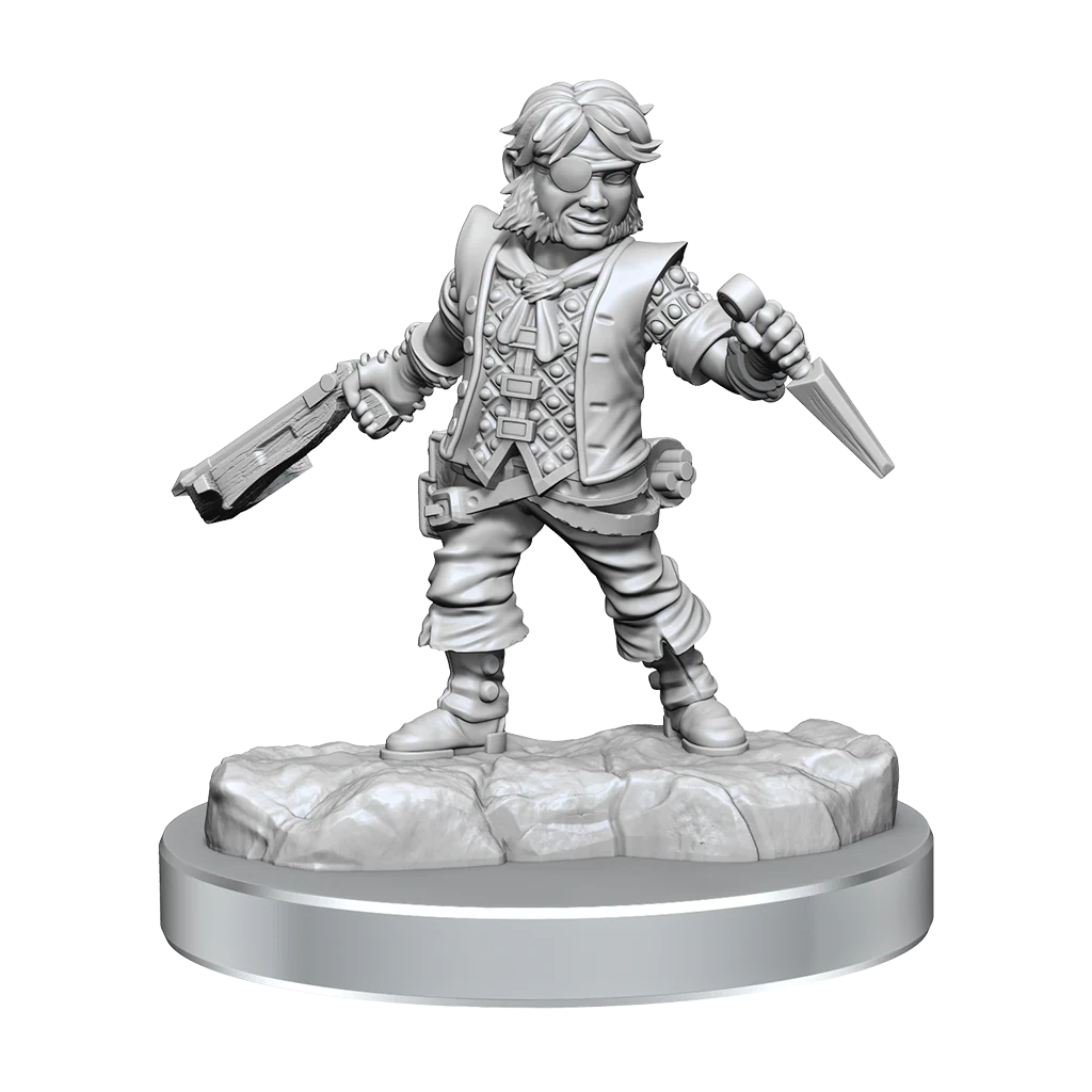 D&D Frameworks: Male Halfling Rogue - Unpainted and Unassembled 11 D&D Frameworks: Male Halfling Rogue - Unpainted and Unassembled