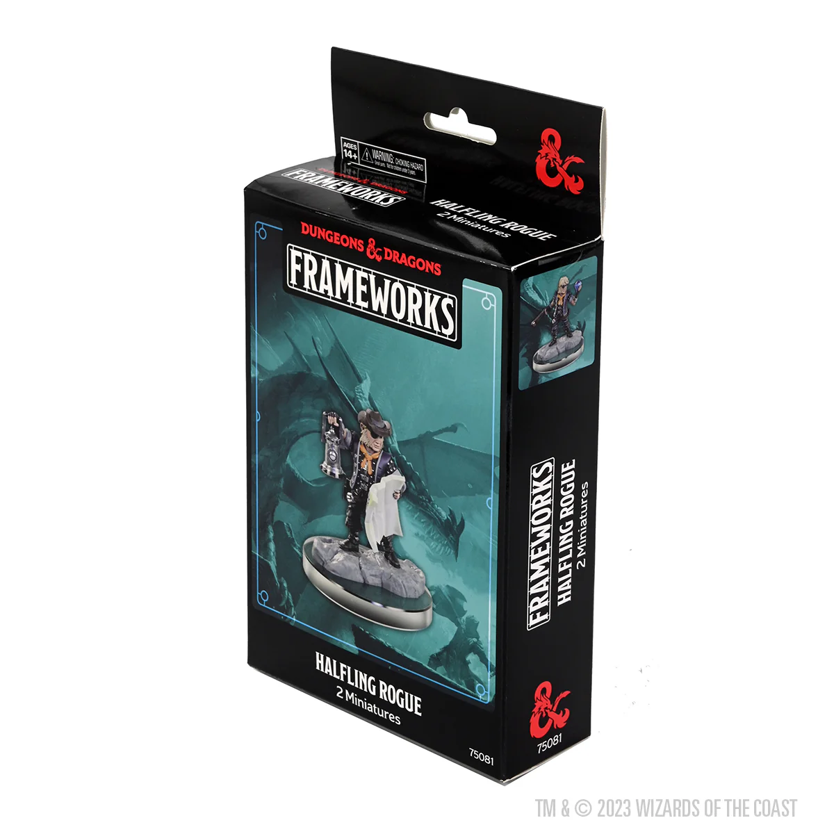 D&D Frameworks: Male Halfling Rogue - Unpainted and Unassembled 4 D&D Frameworks: Male Halfling Rogue - Unpainted and Unassembled