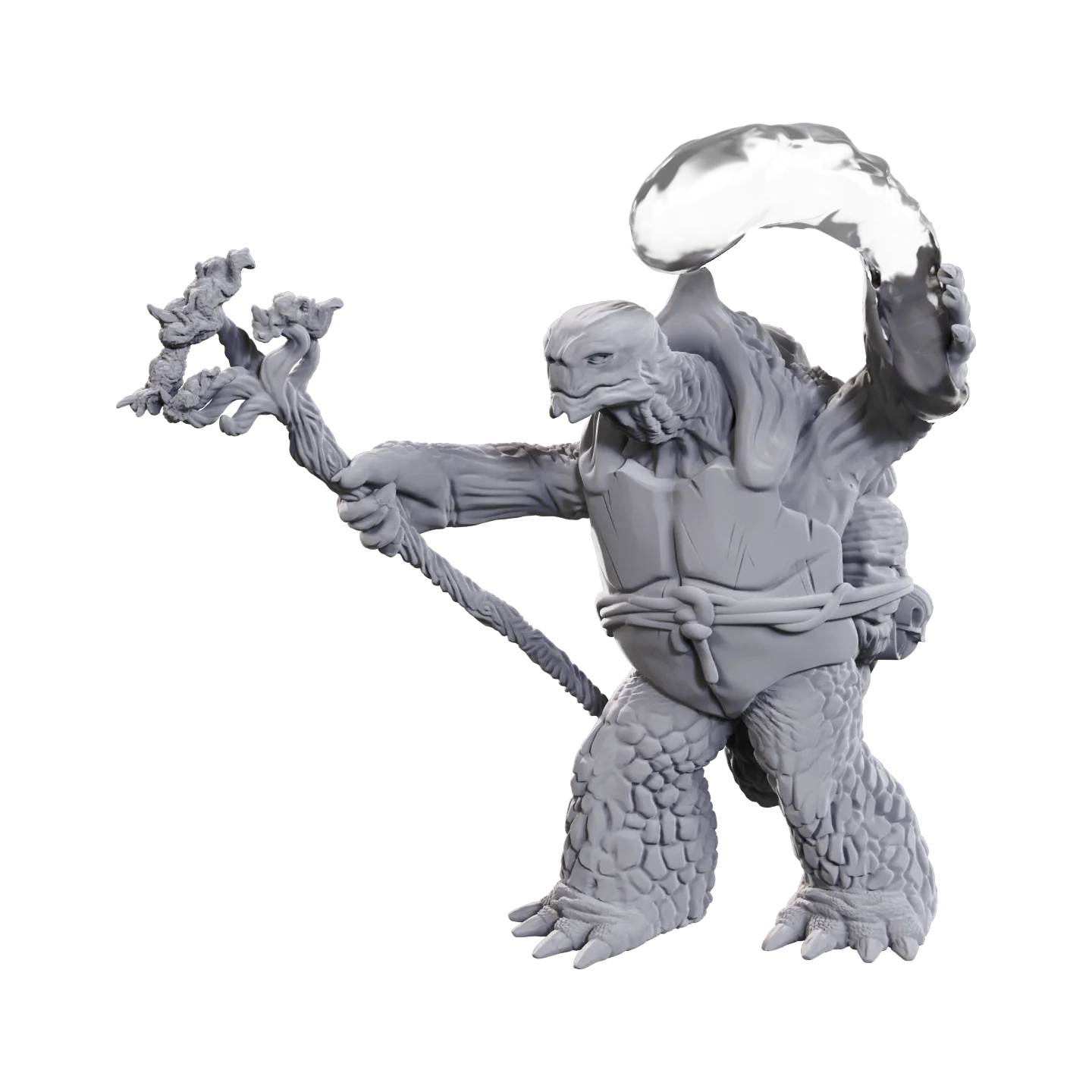 D&D Nolzur's Marvelous Miniatures: Tortle Druid & Wild Shape Giant Lizard 3 D&D Nolzur's Marvelous Miniatures: Tortle Druid & Wild Shape Giant Lizard