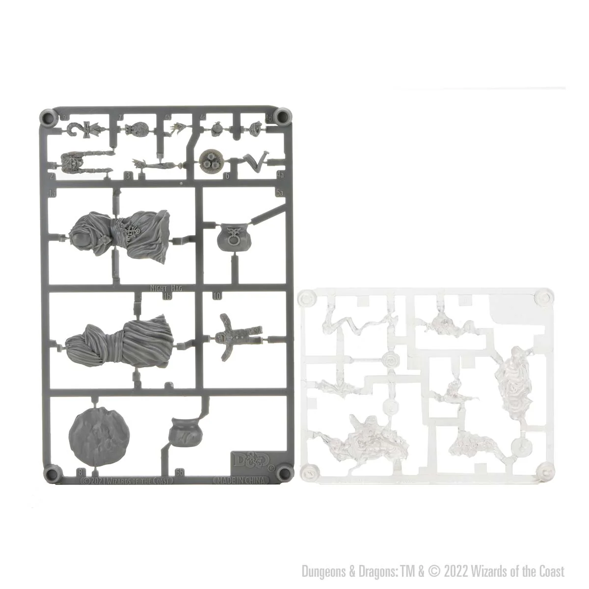 D&D Frameworks: Night Hag - Unpainted and Unassembled