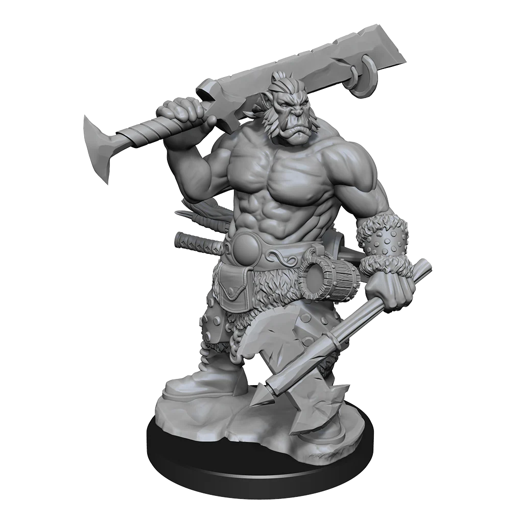 D&D Frameworks: Orc Barbarian Male - Unpainted and Unassembled