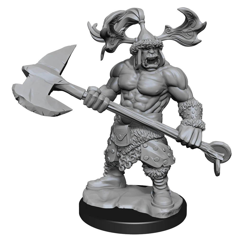 D&D Frameworks: Orc Barbarian Male - Unpainted and Unassembled