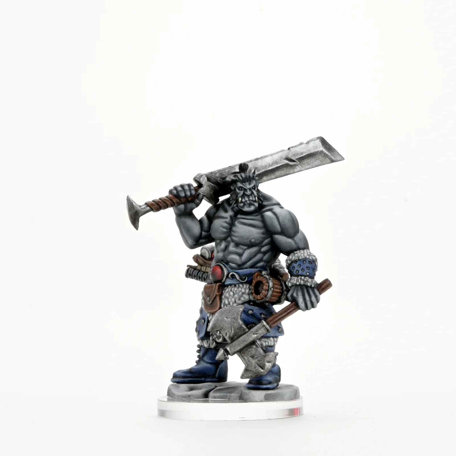 D&D Frameworks: Orc Barbarian Male - Unpainted and Unassembled