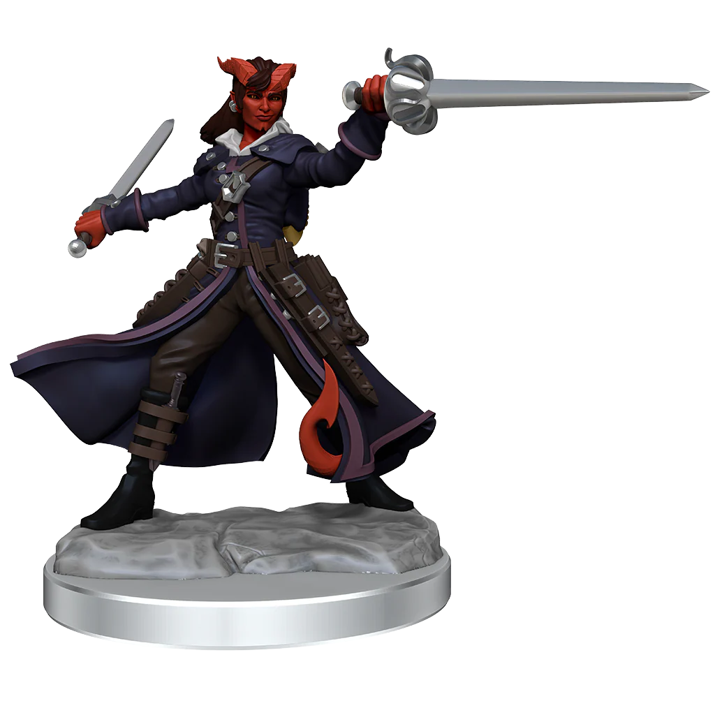 D&D Frameworks: Tiefling Rogue Female - Unpainted and Unassembled